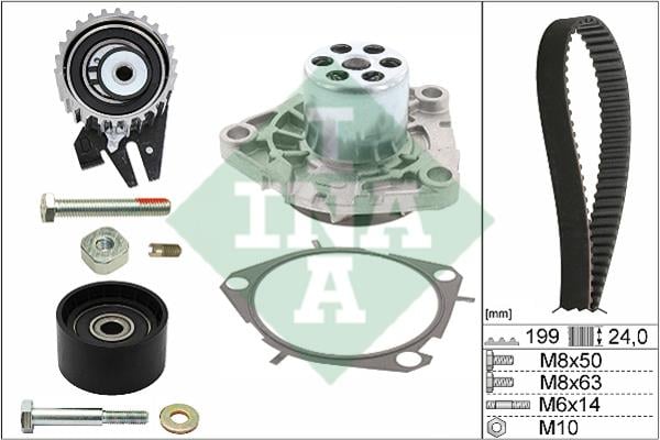 INA 530 0562 30 TIMING BELT KIT WITH WATER PUMP 530056230: Buy near me in Poland at 2407.PL - Good price!