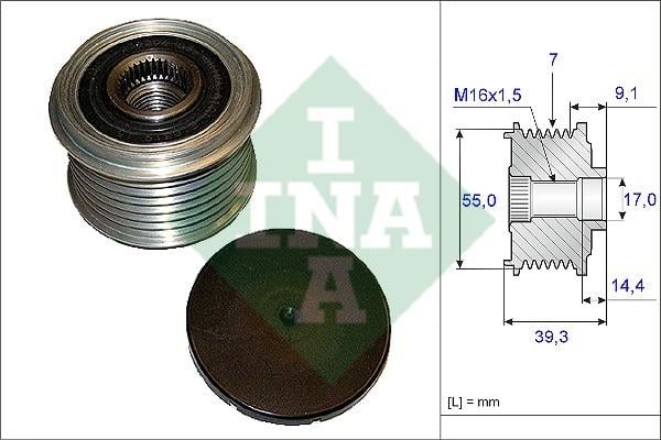 INA 535 0142 10 Муфта обгонная генератора 535014210: Отличная цена - Купить в Польше на 2407.PL!