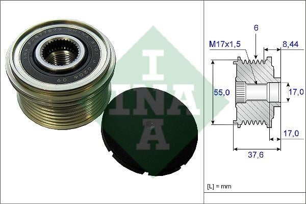 INA 535 0246 10 Freewheel clutch, alternator 535024610: Buy near me at 2407.PL in Poland at an Affordable price!