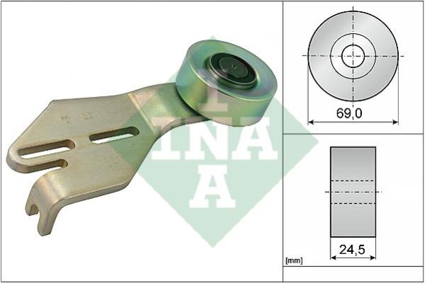 INA 531 0238 10 V-ribbed belt tensioner (drive) roller 531023810: Buy near me in Poland at 2407.PL - Good price!