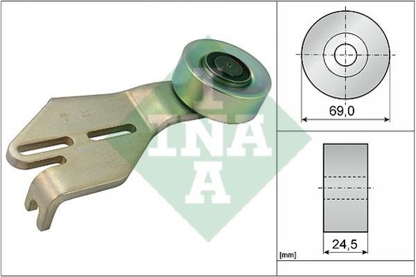 INA 531 0238 10 Ролик натяжний ременя поліклинового (приводного) 531023810: Приваблива ціна - Купити у Польщі на 2407.PL!