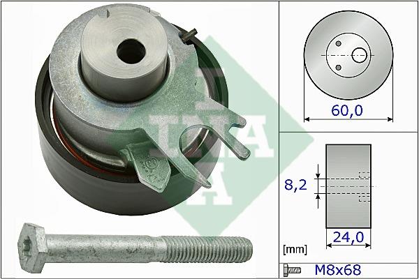 INA 531 0317 10 Tensioner pulley, timing belt 531031710: Buy near me in Poland at 2407.PL - Good price!