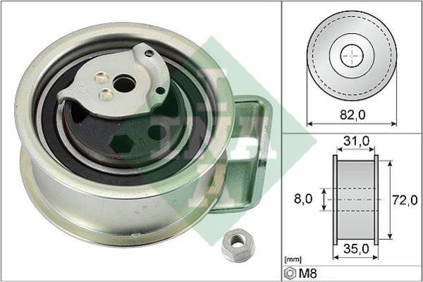INA 531 0396 20 Tensioner pulley, timing belt 531039620: Buy near me in Poland at 2407.PL - Good price!