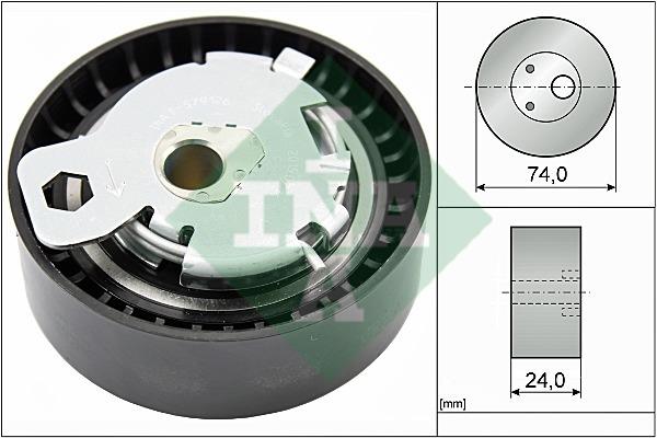 INA 531 0497 10 Tensioner pulley, timing belt 531049710: Buy near me in Poland at 2407.PL - Good price!