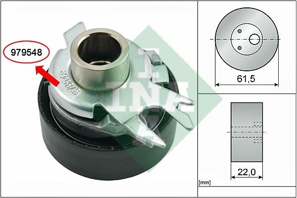INA 531 0525 30 Tensioner pulley, timing belt 531052530: Buy near me in Poland at 2407.PL - Good price!