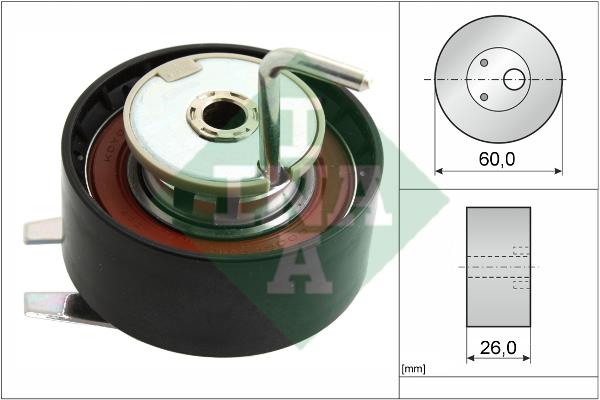 INA 531 0578 10 Tensioner pulley, timing belt 531057810: Buy near me in Poland at 2407.PL - Good price!