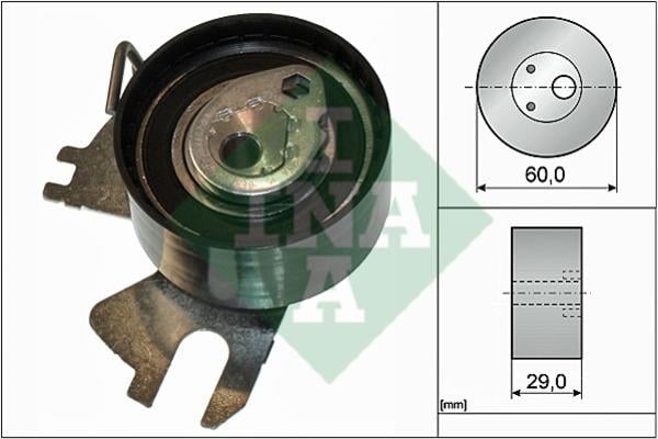 INA 531 0839 10 Tensioner pulley, timing belt 531083910: Buy near me in Poland at 2407.PL - Good price!