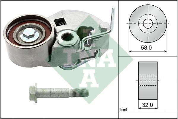 INA 531 0843 10 Tensioner pulley, timing belt 531084310: Buy near me in Poland at 2407.PL - Good price!