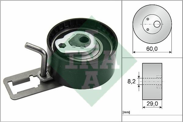 INA 531 0850 10 Tensioner pulley, timing belt 531085010: Buy near me at 2407.PL in Poland at an Affordable price!