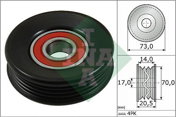 INA 531 0853 10 V-ribbed belt tensioner (drive) roller 531085310: Buy near me in Poland at 2407.PL - Good price!