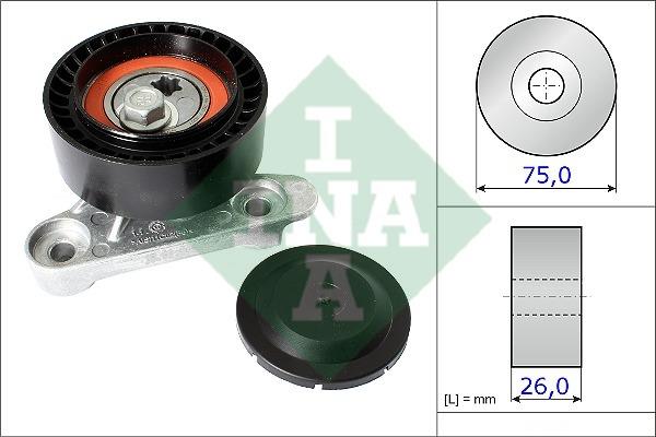 INA 531 0871 10 V-ribbed belt tensioner (drive) roller 531087110: Buy near me in Poland at 2407.PL - Good price!