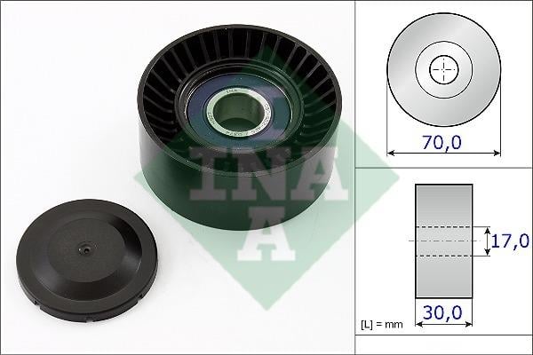 INA 531 0873 10 V-ribbed belt tensioner (drive) roller 531087310: Buy near me in Poland at 2407.PL - Good price!