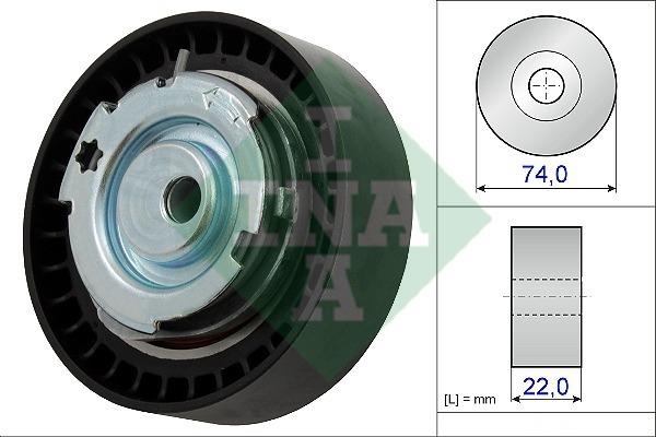 INA 531 0876 10 Tensioner pulley, timing belt 531087610: Buy near me in Poland at 2407.PL - Good price!