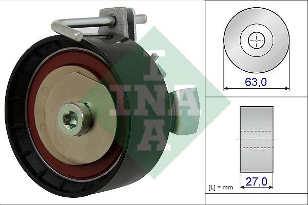 INA 531 0877 10 Tensioner pulley, timing belt 531087710: Buy near me in Poland at 2407.PL - Good price!
