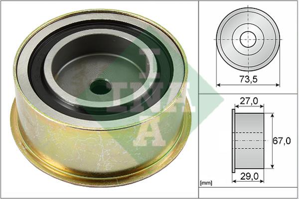 INA 532 0035 10 Tensioner pulley, timing belt 532003510: Buy near me in Poland at 2407.PL - Good price!