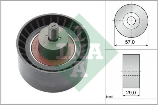 INA 532 0120 10 Tensioner pulley, timing belt 532012010: Buy near me in Poland at 2407.PL - Good price!