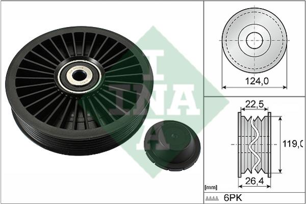 INA 532 0242 10 Idler Pulley 532024210: Buy near me in Poland at 2407.PL - Good price!
