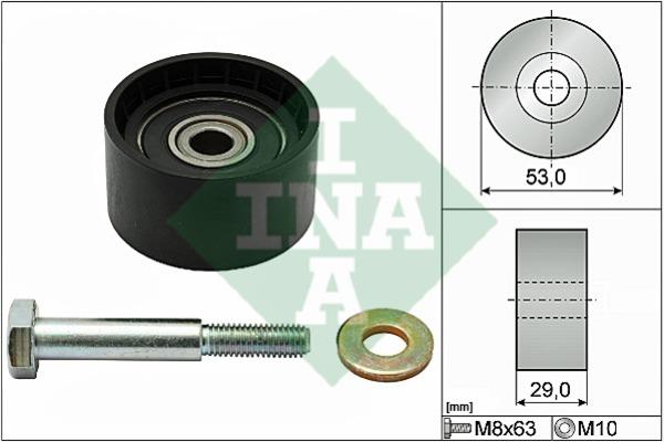 INA 532 0287 10 Tensioner pulley, timing belt 532028710: Buy near me in Poland at 2407.PL - Good price!