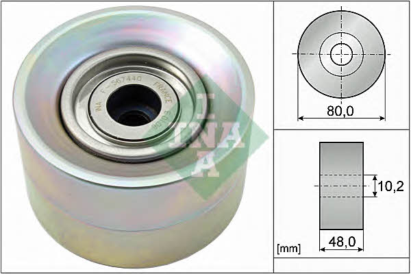 INA 532 0410 20 Idler Pulley 532041020: Buy near me in Poland at 2407.PL - Good price!