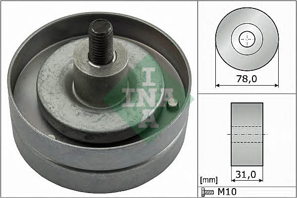 INA 532 0414 10 Idler Pulley 532041410: Buy near me in Poland at 2407.PL - Good price!