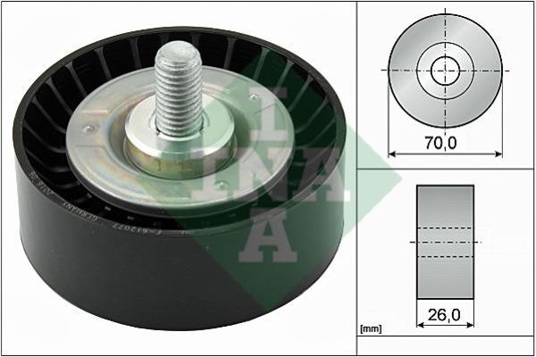 INA 532 0475 10 Idler Pulley 532047510: Buy near me in Poland at 2407.PL - Good price!