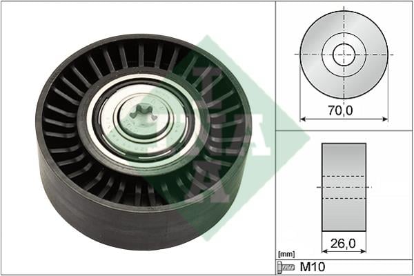 INA 532 0505 10 Idler Pulley 532050510: Buy near me in Poland at 2407.PL - Good price!