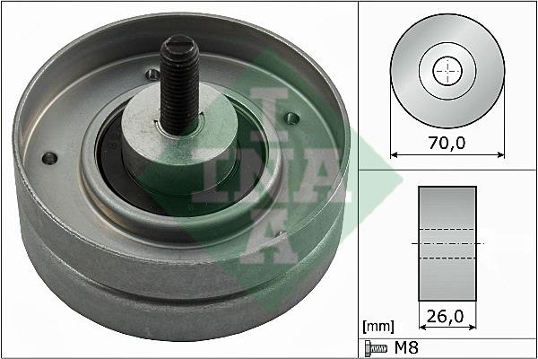 INA 532 0524 10 Idler Pulley 532052410: Buy near me in Poland at 2407.PL - Good price!