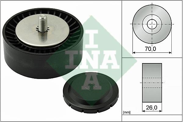 INA 532 0553 10 Idler Pulley 532055310: Buy near me in Poland at 2407.PL - Good price!