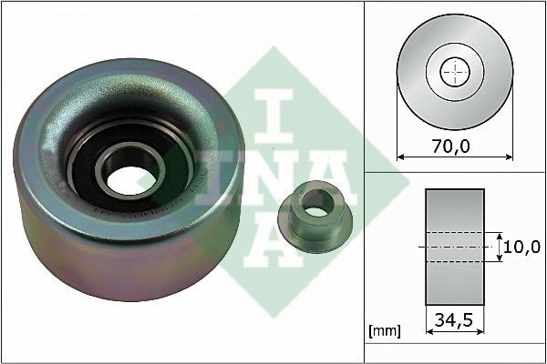 INA 532 0590 10 Idler Pulley 532059010: Buy near me in Poland at 2407.PL - Good price!