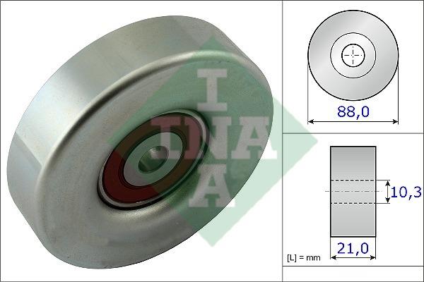 INA 532 0618 10 Idler Pulley 532061810: Buy near me in Poland at 2407.PL - Good price!