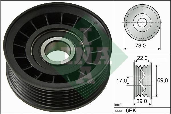 INA 532 0649 10 Idler Pulley 532064910: Buy near me in Poland at 2407.PL - Good price!