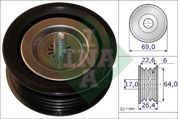 INA 532 0671 10 Idler Pulley 532067110: Buy near me in Poland at 2407.PL - Good price!