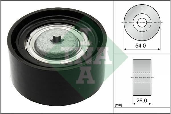 INA 532 0672 10 Idler Pulley 532067210: Buy near me in Poland at 2407.PL - Good price!