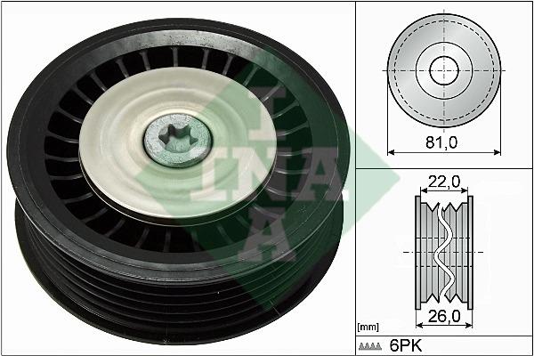 INA 532 0678 10 Idler Pulley 532067810: Buy near me in Poland at 2407.PL - Good price!