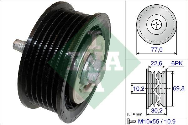 INA 532 0700 10 Idler Pulley 532070010: Buy near me in Poland at 2407.PL - Good price!