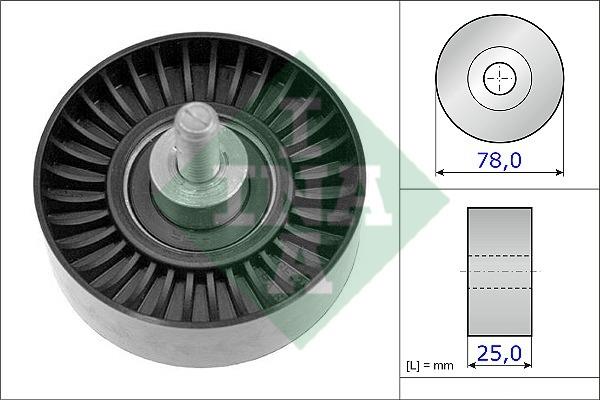INA 532 0705 10 Idler Pulley 532070510: Buy near me at 2407.PL in Poland at an Affordable price!