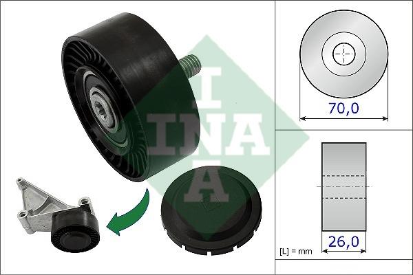 INA 532 0718 10 Idler Pulley 532071810: Buy near me in Poland at 2407.PL - Good price!