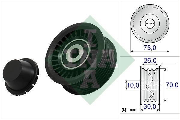 INA 532 0723 10 V-ribbed belt tensioner (drive) roller 532072310: Buy near me in Poland at 2407.PL - Good price!