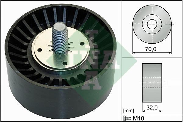 INA 532 0735 10 Idler Pulley 532073510: Buy near me in Poland at 2407.PL - Good price!
