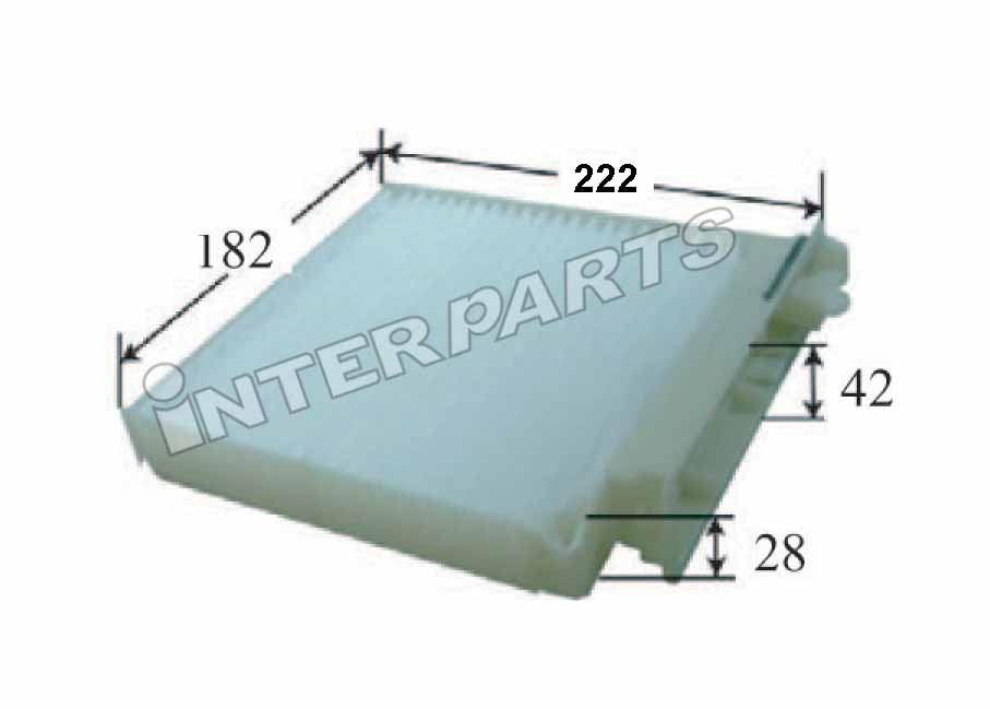 Interparts filter IPCA-211 Filtr kabinowy IPCA211: Dobra cena w Polsce na 2407.PL - Kup Teraz!