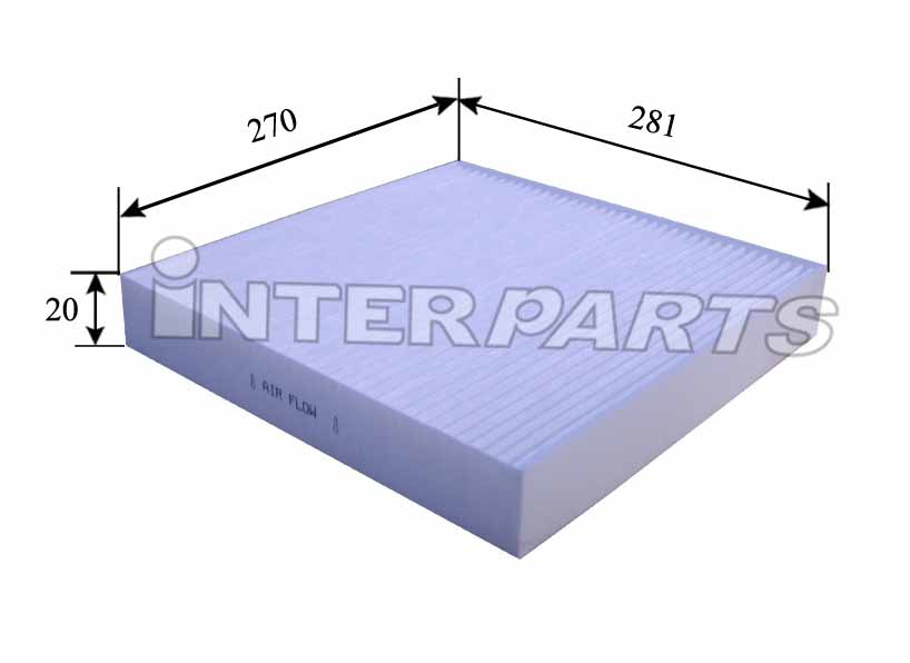 Interparts filter IPCA-226 Filtr kabinowy IPCA226: Atrakcyjna cena w Polsce na 2407.PL - Zamów teraz!