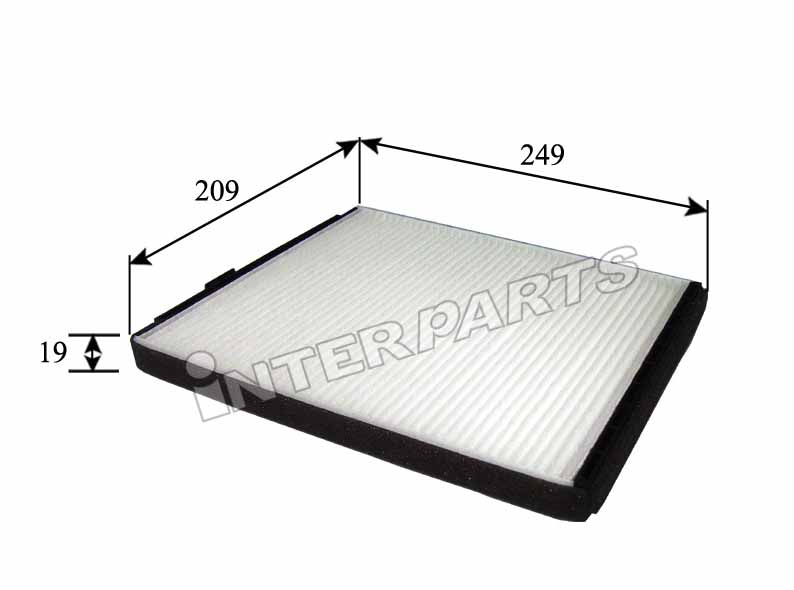 Interparts filter IPCA-D006 Фільтр салону IPCAD006: Приваблива ціна - Купити у Польщі на 2407.PL!