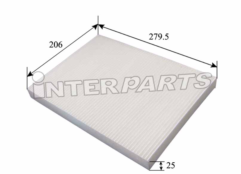 Interparts filter IPCA-E122 Filter, interior air IPCAE122: Buy near me in Poland at 2407.PL - Good price!