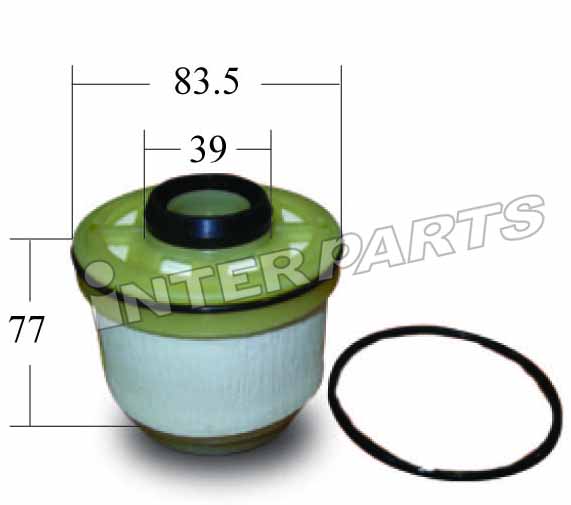 Interparts filter IPEF-105 Топливный фильтр IPEF105: Отличная цена - Купить в Польше на 2407.PL!