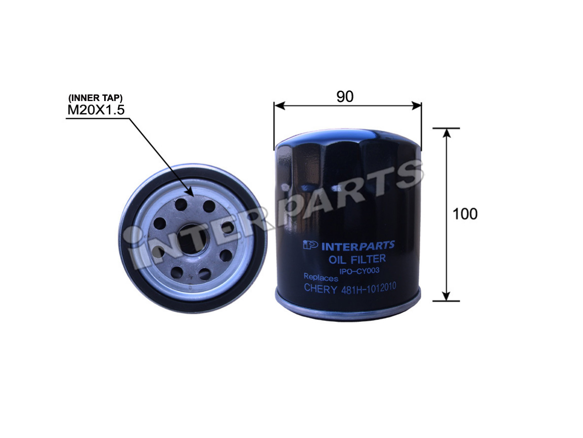 Interparts filter IPO-CY003 Oil Filter IPOCY003: Buy near me in Poland at 2407.PL - Good price!