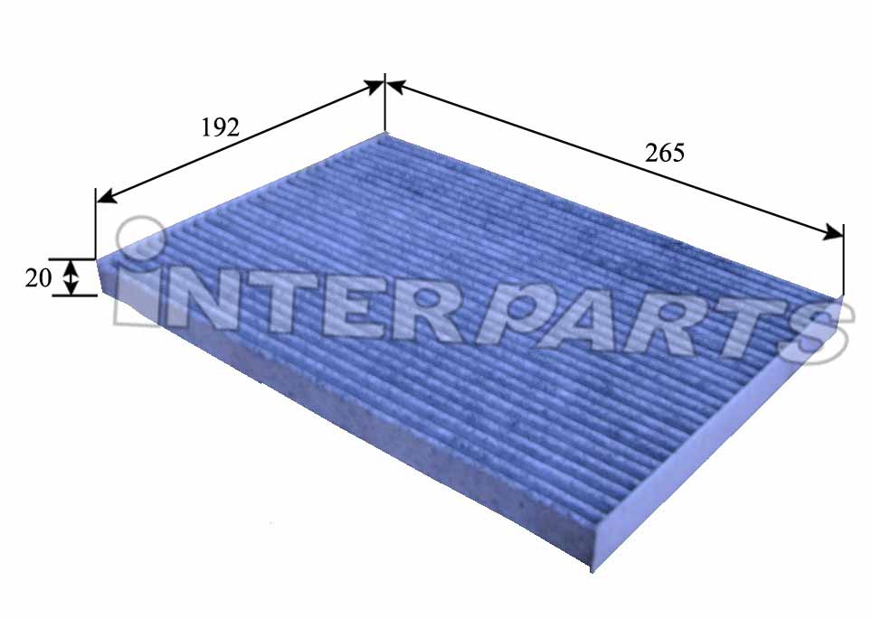 Interparts filter IPCA-218C Фильтр салона IPCA218C: Отличная цена - Купить в Польше на 2407.PL!