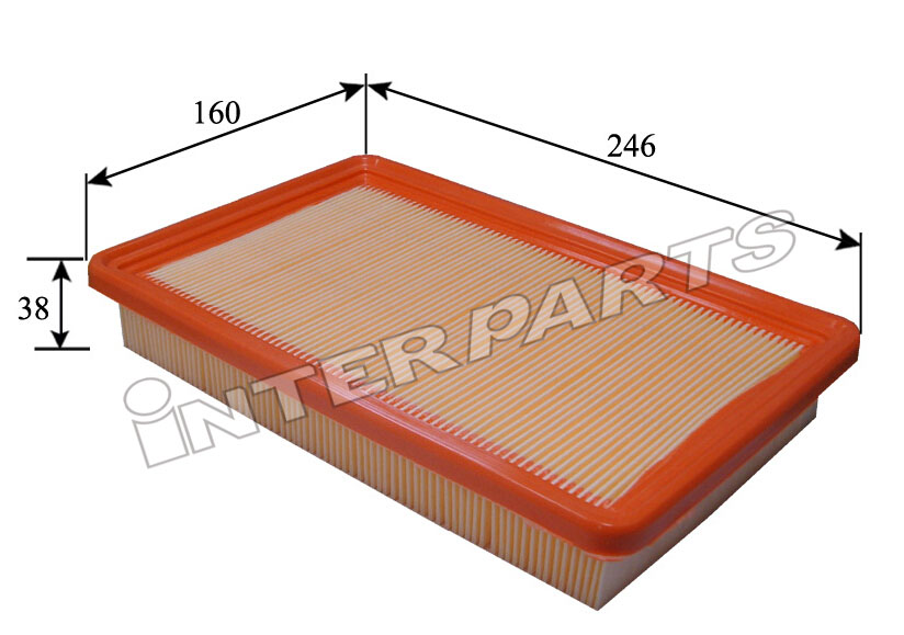Interparts filter IPA-H016 Luftfilter IPAH016: Kaufen Sie zu einem guten Preis in Polen bei 2407.PL!