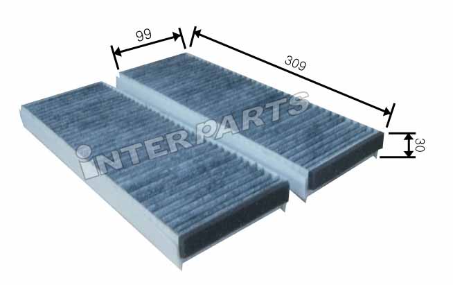 Interparts filter IPCA-E196C Filtr kabinowy IPCAE196C: Dobra cena w Polsce na 2407.PL - Kup Teraz!