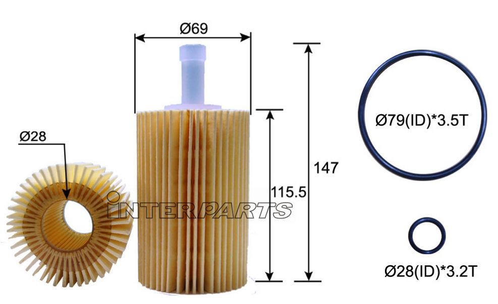 Interparts filter IPEO-814 Filtr oleju IPEO814: Dobra cena w Polsce na 2407.PL - Kup Teraz!