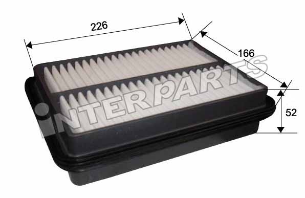Interparts filter IPA-101 Air filter IPA101: Buy near me in Poland at 2407.PL - Good price!